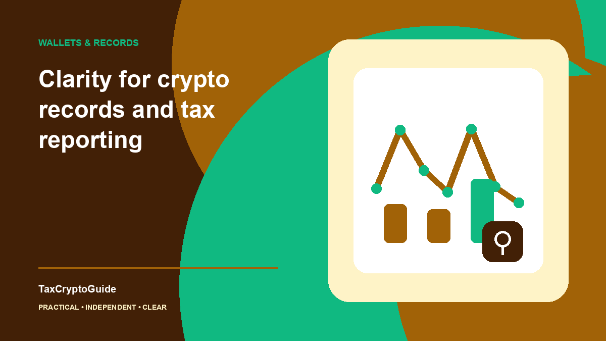 Clarity for crypto records and tax reporting