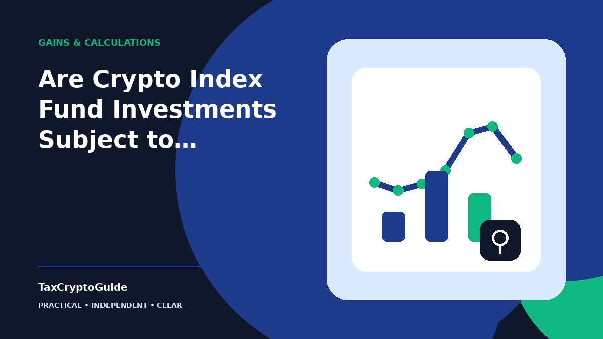 Are Crypto Index Fund Investments Subject to Capital Gains Tax?