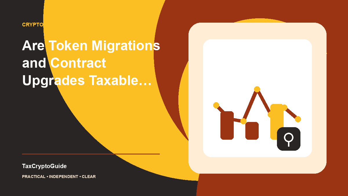 Are Token Migrations and Contract Upgrades Taxable Events?