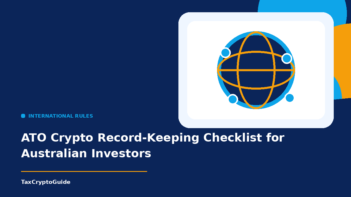 ATO Crypto Record-Keeping Checklist for Australian Investors