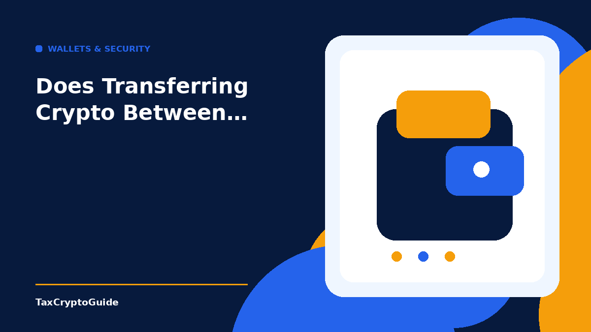 Does Transferring Crypto Between Your Own Wallets Trigger a Tax Event?