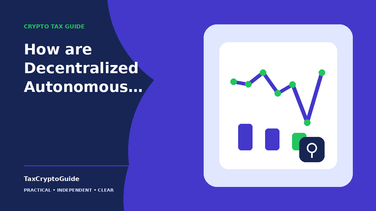 How are Decentralized Autonomous Organization (DAO) Tokens Taxed