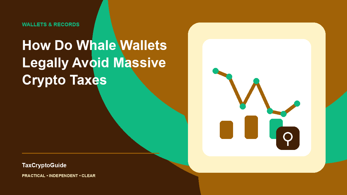 How Do Whale Wallets Legally Avoid Massive Crypto Taxes