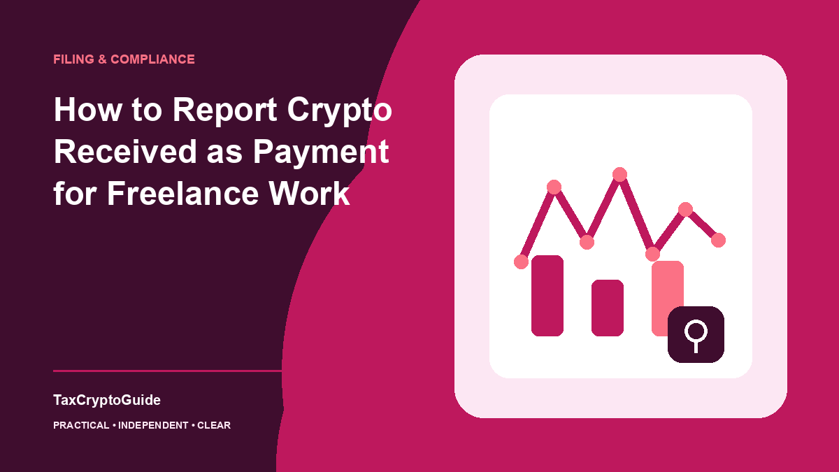 How to Report Crypto Received as Payment for Freelance Work