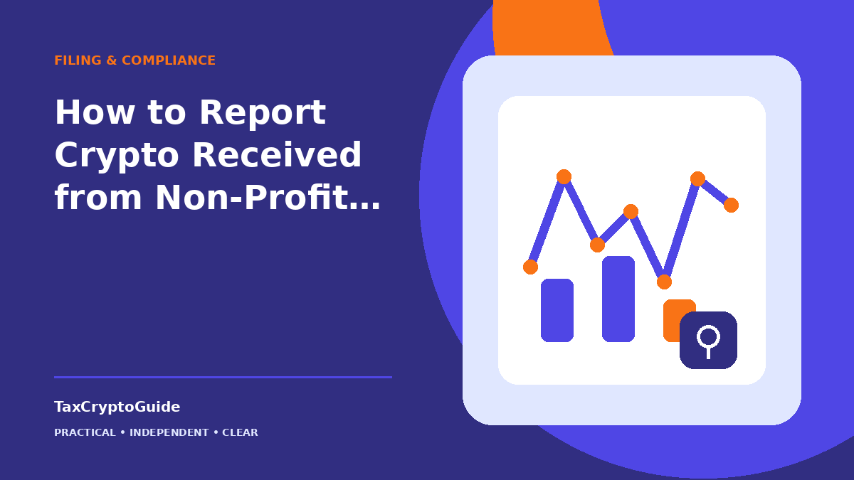 How to Report Crypto Received from Non-Profit Organization Donations