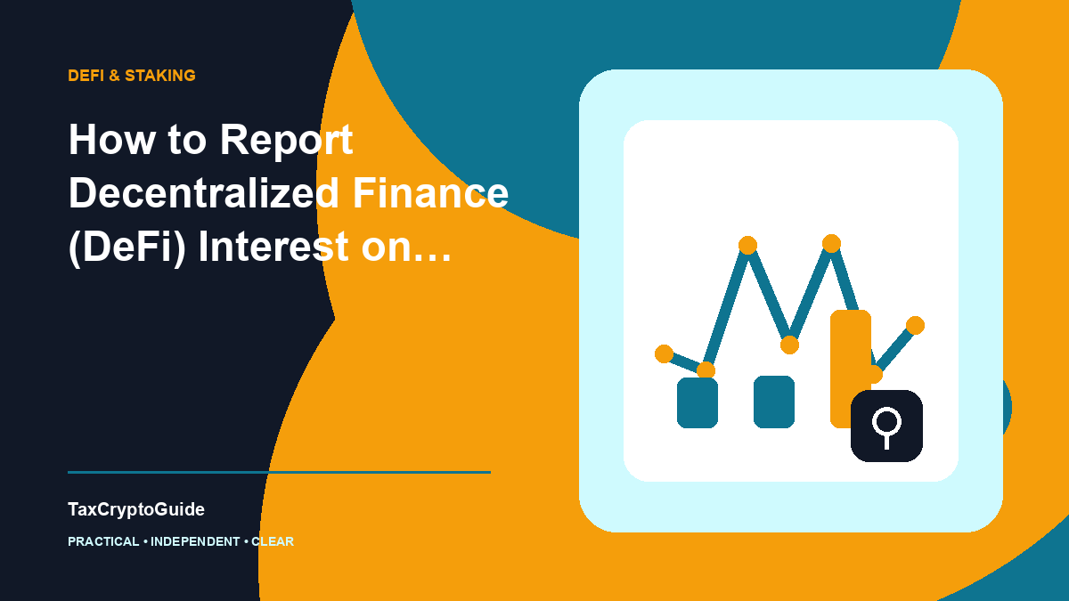 How to Report Decentralized Finance (DeFi) Interest on Tax Returns