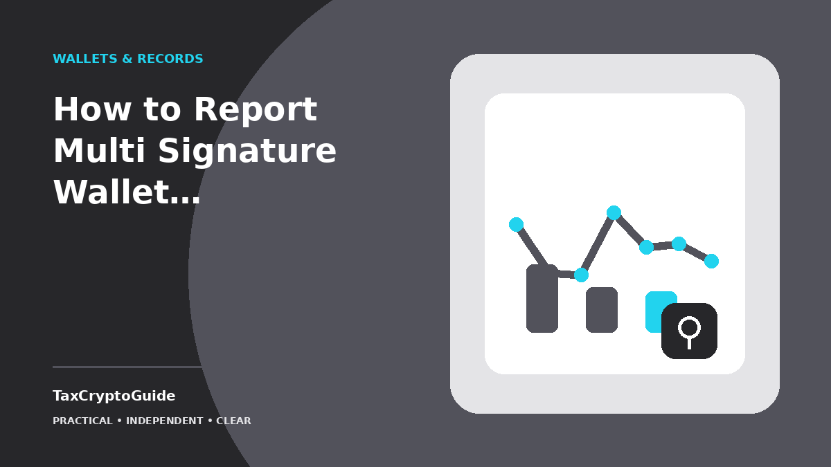 How to Report Multi Signature Wallet Transactions on Tax Forms