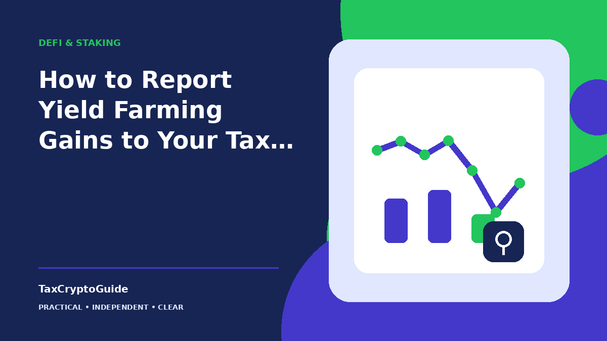 How to Report Yield Farming Gains to Your Tax Authority