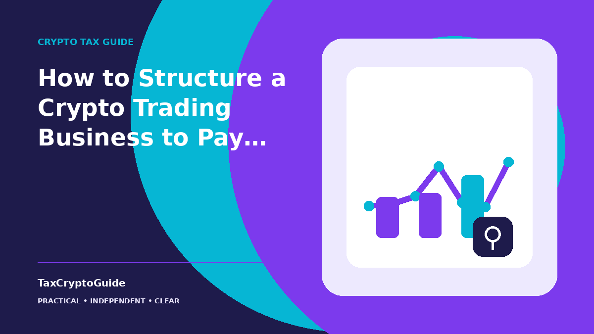 How to Structure a Crypto Trading Business to Pay Less Tax