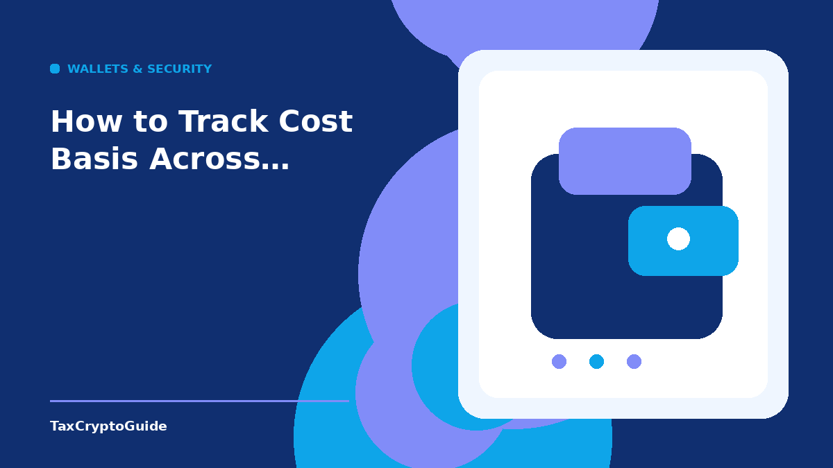 How to Track Cost Basis Across Dozens of Hardware Wallets