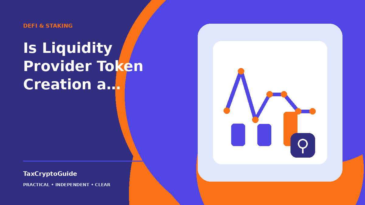Is Liquidity Provider Token Creation a Taxable Event?