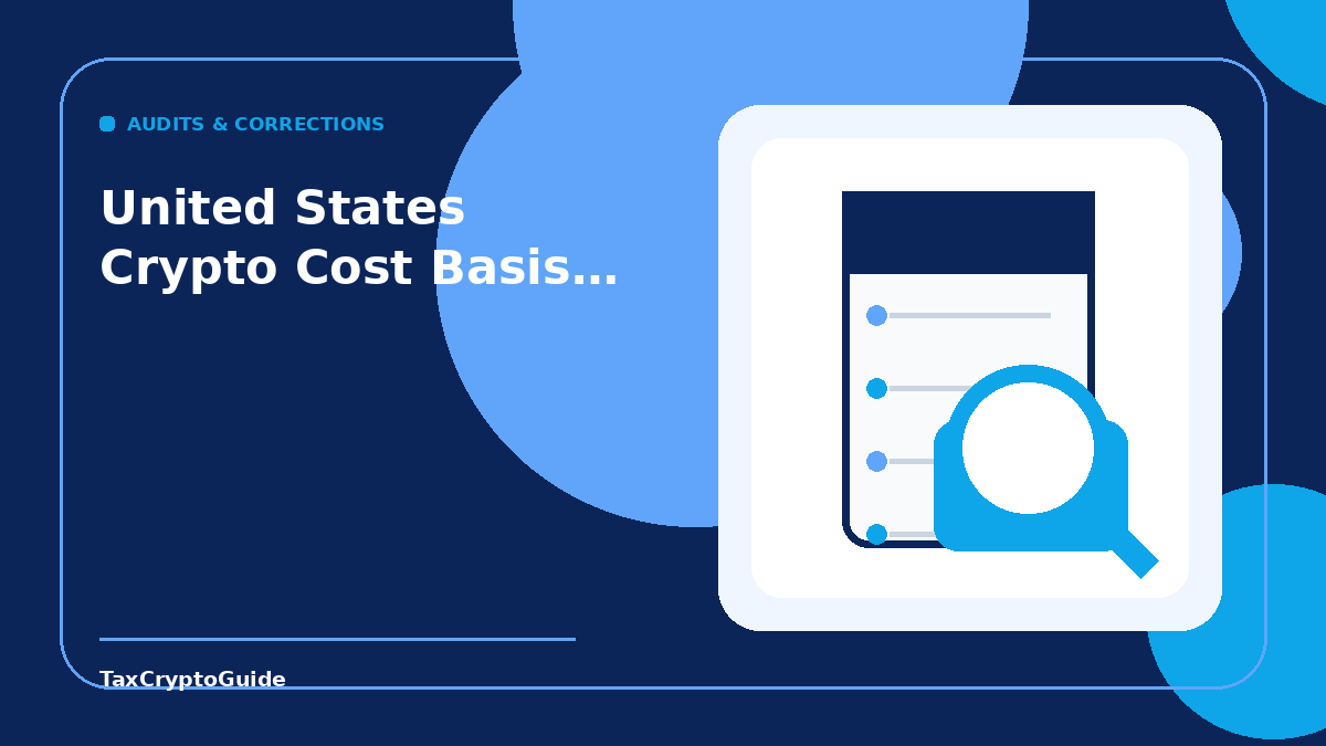 United States Crypto Cost Basis Records: A Complete Audit Checklist