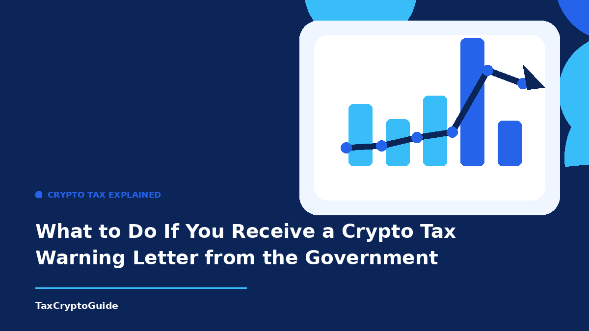 What to Do If You Receive a Crypto Tax Warning Letter from the Government
